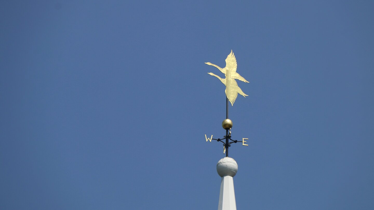 Wetterhahn auf Kirchturm