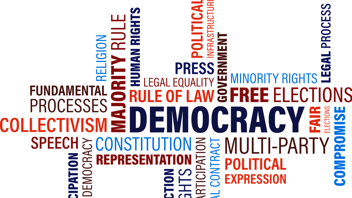 Wortwolke Demokratie