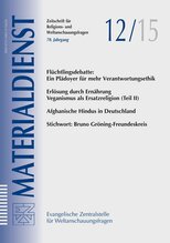 Titelblatt Materialdienst 12/2015