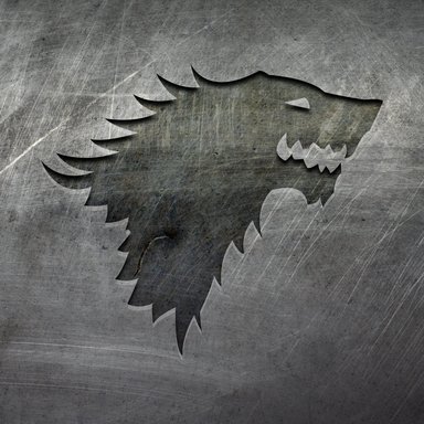 Serie Game of Thrones, Logo der Familie Stark/Winterfell
