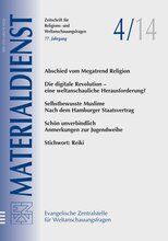 Titelblatt Materialdienst 4/2014