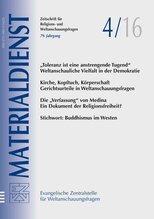 Titelblatt Materialdienst 4/2016