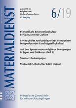 Titelblatt Materialdienst 6/2019