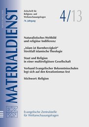 Titelblatt Materialdienst 4/2013