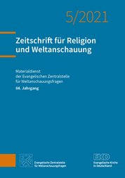 Titelblatt Zeitschrift für Religion und Weltanschauung 5/2021