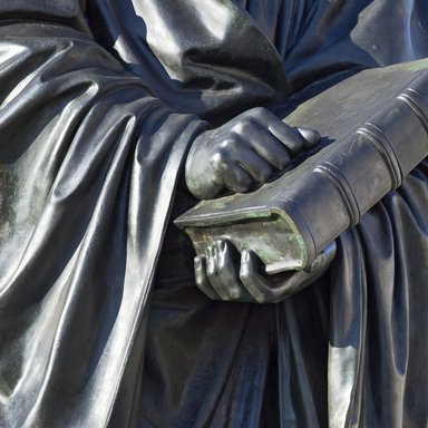 Luther-Statue Ausschnitt