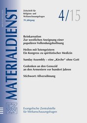 Titelblatt Materialdienst 4/2015