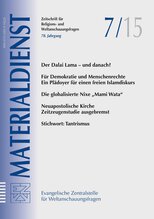 Titelblatt Materialdienst 7/2015