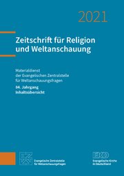 Titelblatt Jahresinhaltsheft (Jahresregister 2021) Zeitschrift für Religion und Weltanschauung