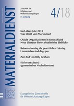 Titelblatt Materialdienst 4/2018