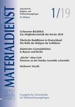 Titelblatt Materialdienst 1/2019