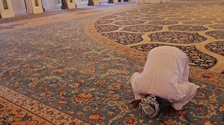 Betender in Moschee