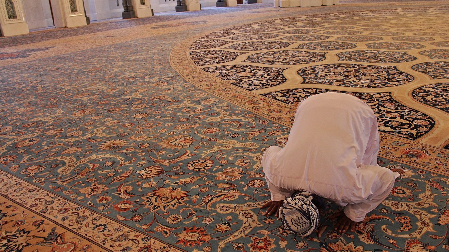 Betender in Moschee