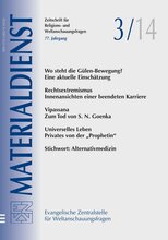 Titelblatt Materialdienst 3/2014